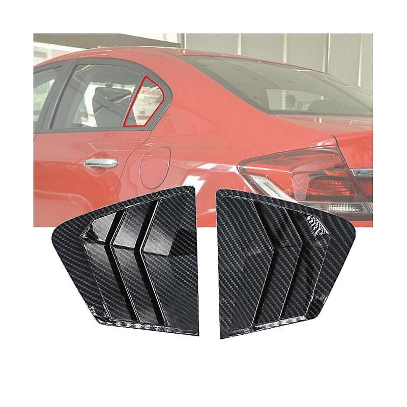 2pcs for 2012-2015 Car Side Quarter Window Vent Louver Shutter Cover Trim