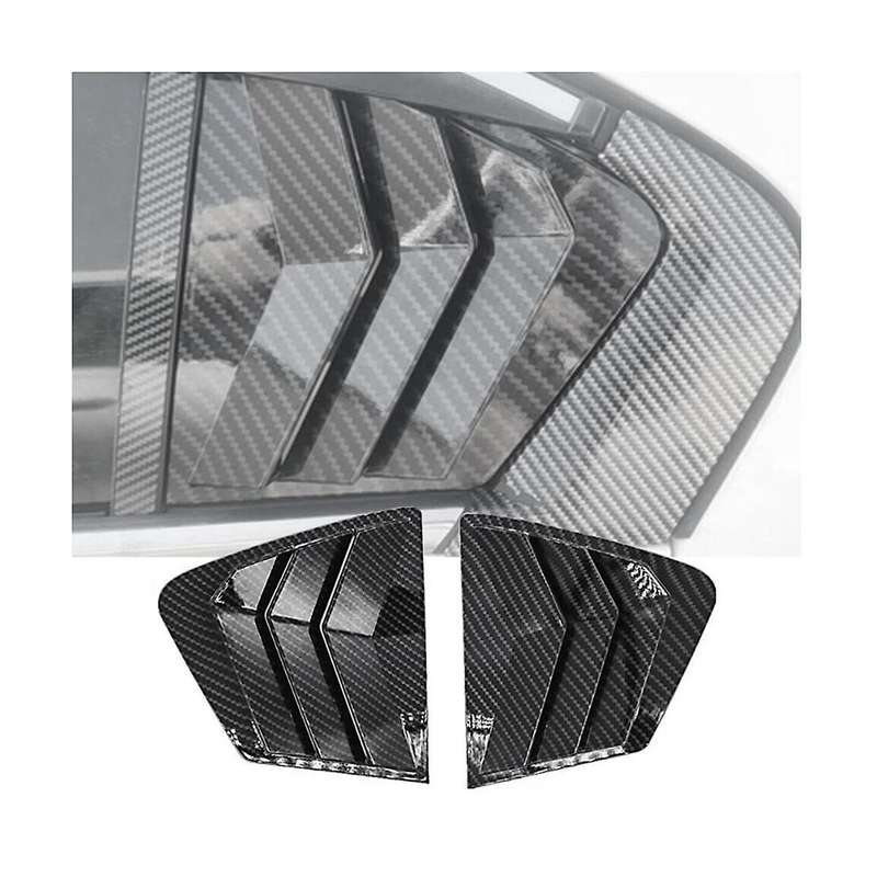 2pcs for 2012-2015 Car Side Quarter Window Vent Louver Shutter Cover Trim