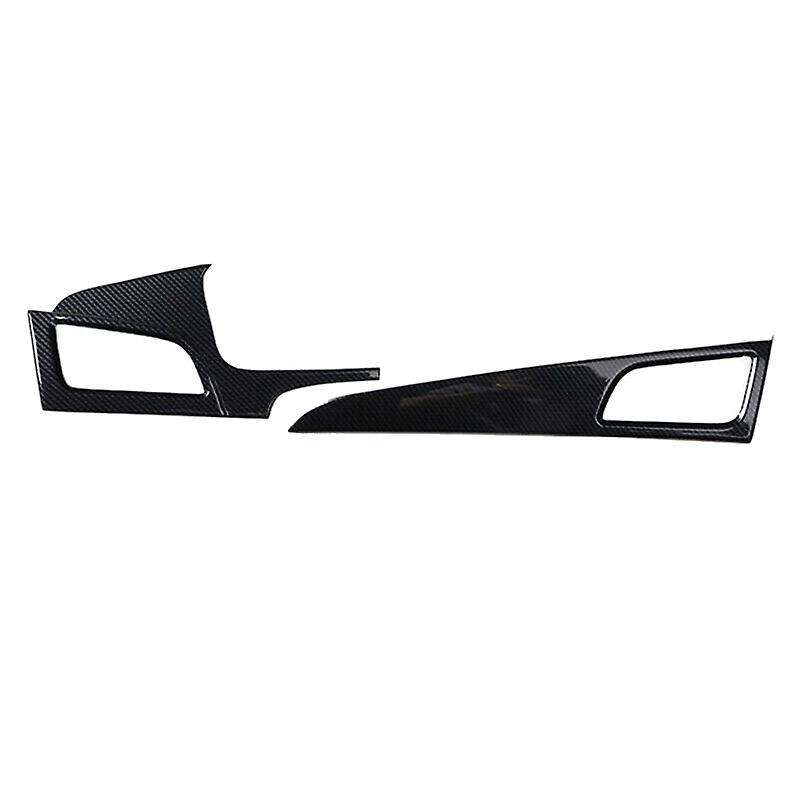 2Pcs for 2015-2017 Carbon Fiber Side Dash L&R A/C Air Conditioner Outlet Vent Cover Panel Trim