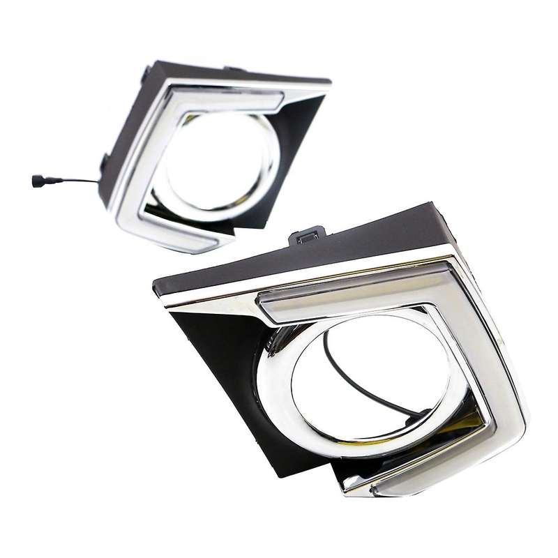 2Pcs for 2016 Triton Daytime Running Light for L200 Daytime Running Light Fog Lamp