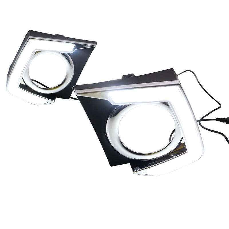 2Pcs for 2016 Triton Daytime Running Light for L200 Daytime Running Light Fog Lamp