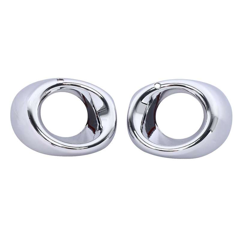 2Pcs for 2013 2014 Chrome Front Fog Light Foglight Lamp Cover Trim