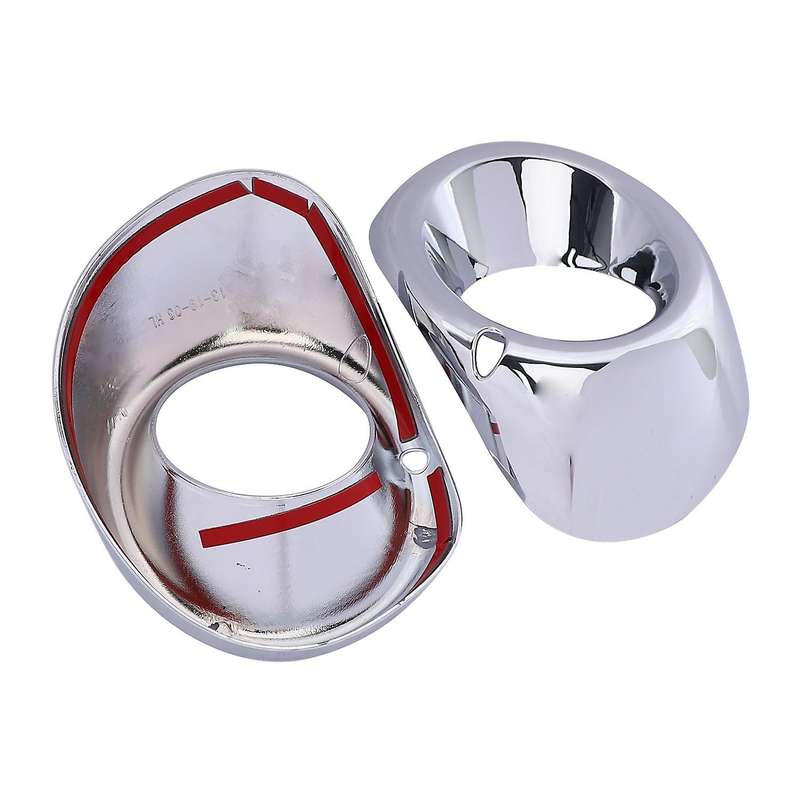 2Pcs for 2013 2014 Chrome Front Fog Light Foglight Lamp Cover Trim