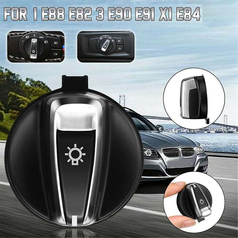 2Pcs for 3-SERIES E90 E91 X1 E84 E88 E82 Front Headlight Switch Rotation Button 9169405 61319169405