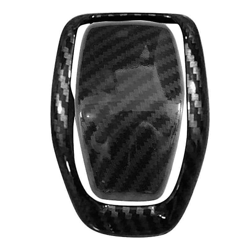 2Pcs for 2019 2020 ABS Carbon Fiber Interior Gear Shift Head Decorative Cover Trim Accessories