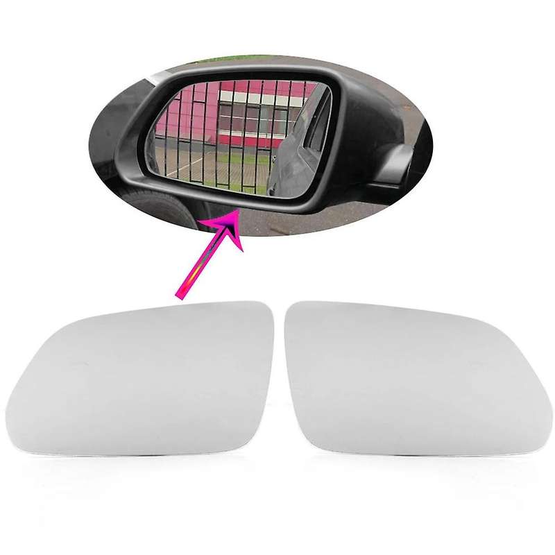2Pcs for A5 2004-2008 Wing Door Mirror Glass Heated for 9N3 MK4 2005-2009 1Z1857521F 1Z1857522F