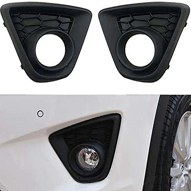 2Pcs for -5 CX5 2011-2014 L+R Fog Light Lamp Cover Front Bumper Lower Grille Grill