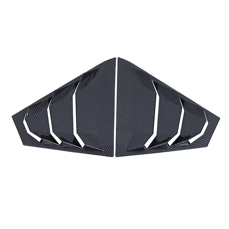 2PCS for Altima 2019-2021 Rear Side Window Louvers Scoop Shades Cover Blinds Accessories, Carbon Fib