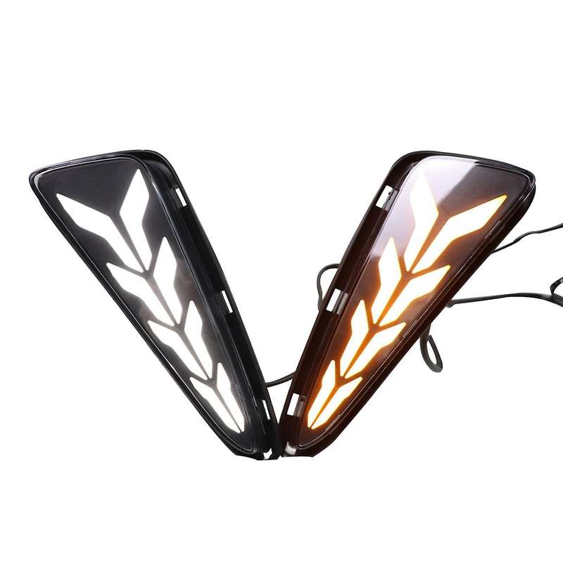 2Pcs for C- 2017-2019 with Three-Color Daytime Running Lights