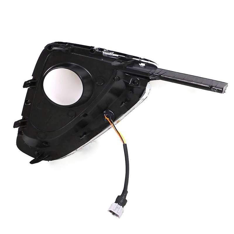 2Pcs for Fortuner 2018 Daytime Running Light White and Yellow Dual Color LED Daytime Running Light R