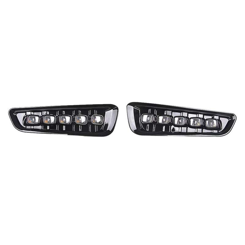 2Pcs for LED Daytime Running Light New Streamer Double Color Car Light