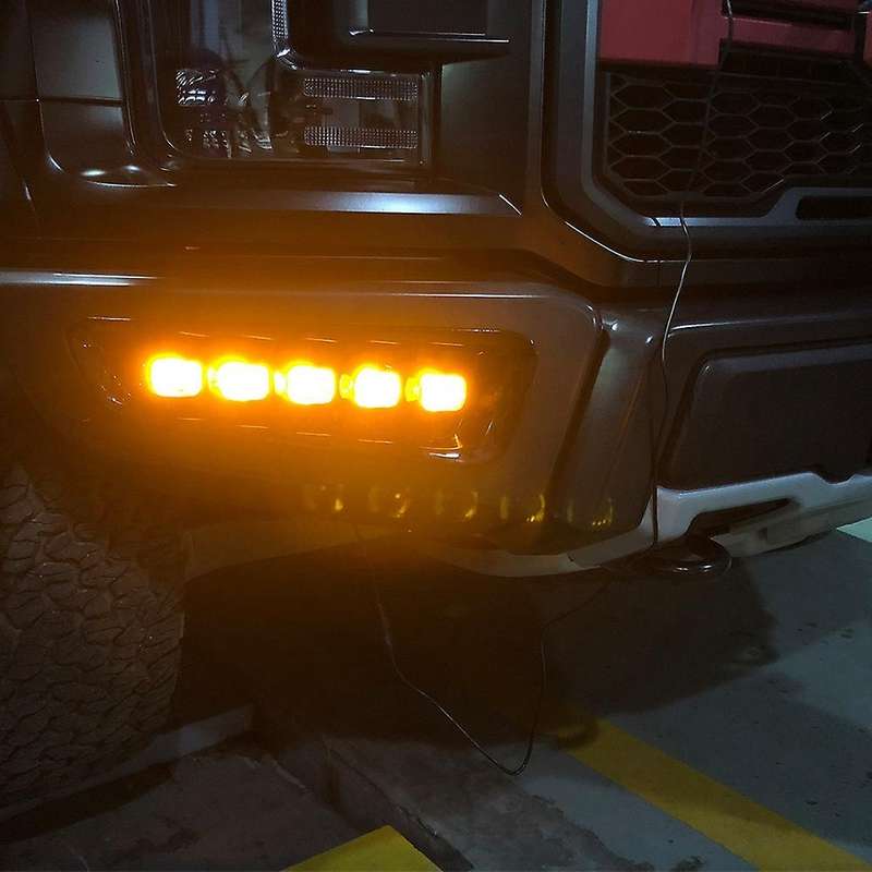 2Pcs for LED Daytime Running Light New Streamer Double Color Car Light
