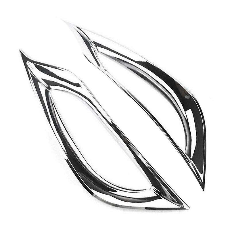 2pcs for I45 2011-2014 Chrome Front Bumper Fog Light Lamp Cover Trim Molding