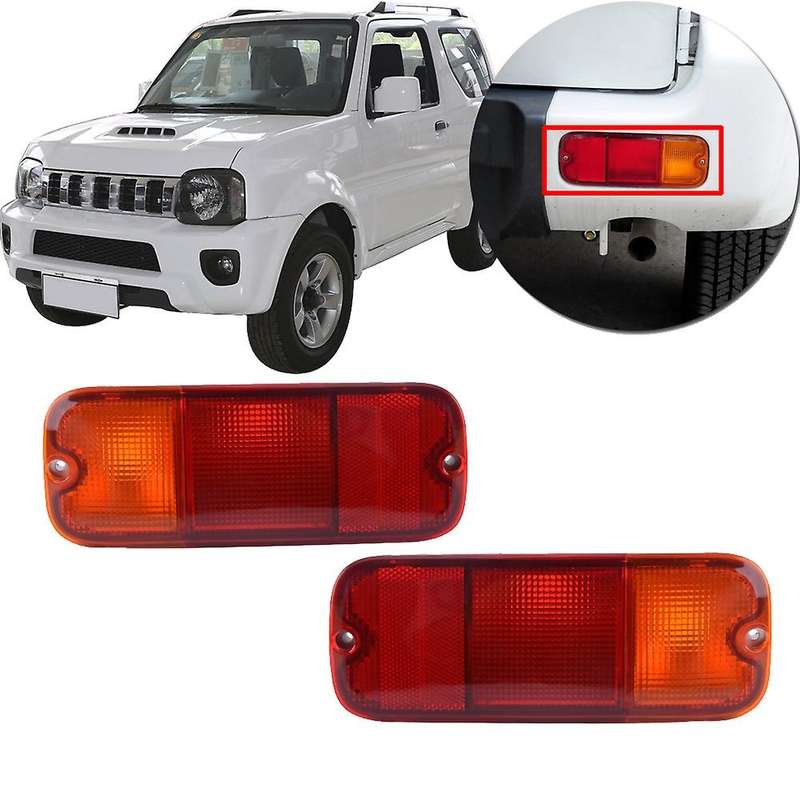 2Pcs for Jimny 2007-2015 Rear Bumper Light Fog Lamp Assembly