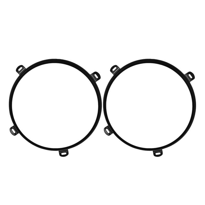 2Pcs for Jeep Wrangler Jk Tj 07-17 7-Inch Led Headlight Round Ring Mounting Bracket for Headlight M
