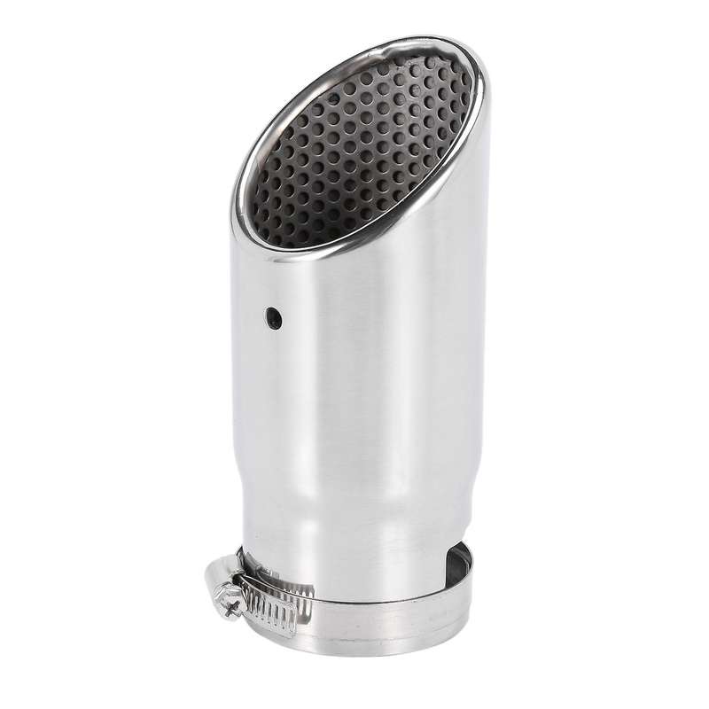 2pcs for Mercedes Benz C180 Car Exhaust Muffler Tip Stainless Steel Pipe Chrome Modified Car Rear T