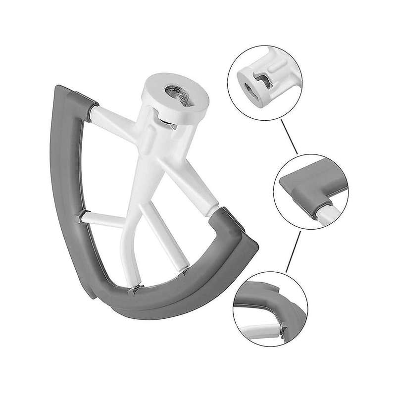 2pcs for Tilt-head 4.5-5qt Stand Mixer Agitator Paddle Agitator Paddle Agitator Accessories