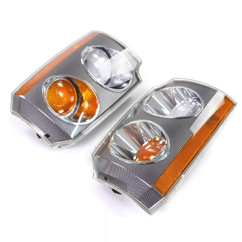 2Pcs for Range Rover L322 2003 2004 2005 Car Front Indicator Parking Turn Signal Side Lamp Cover Eur