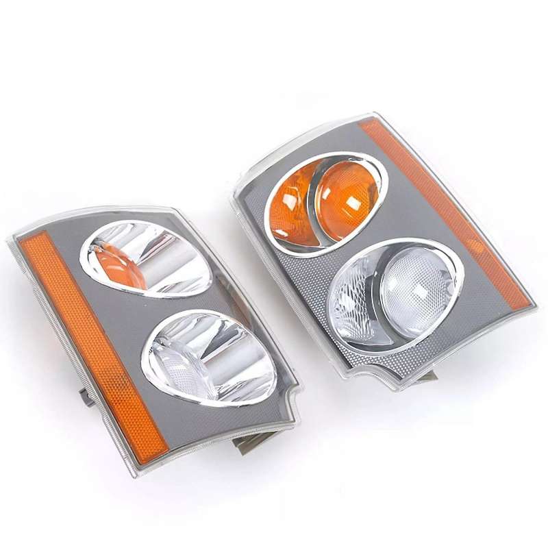 2Pcs for Range Rover L322 2003 2004 2005 Car Front Indicator Parking Turn Signal Side Lamp Cover Eur