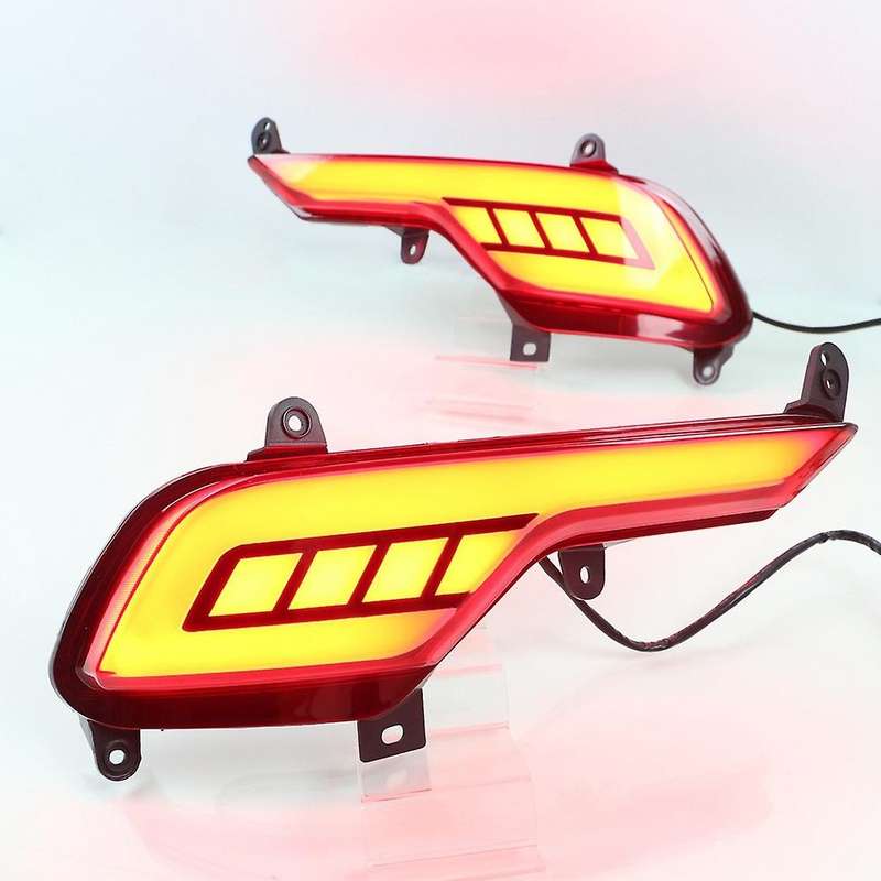 2Pcs for New Shengda Three-Function Rear Bumper Light Brake Warning Light