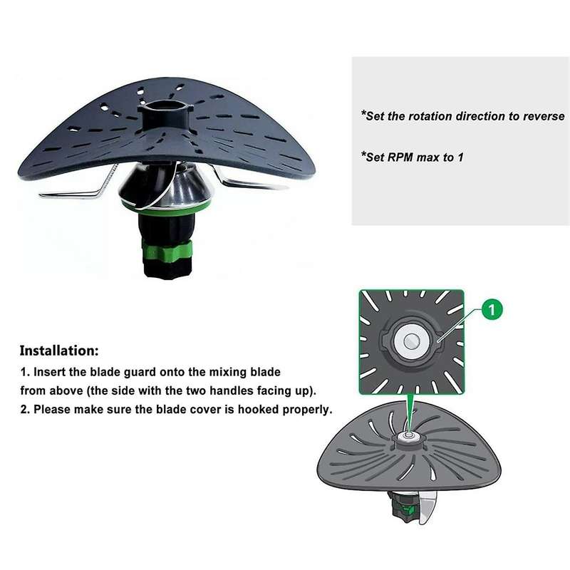 2PCS for TM5/TM6/TM31 Replacement Blade Protective Cover Food Class Protector Cooking Machine Cover