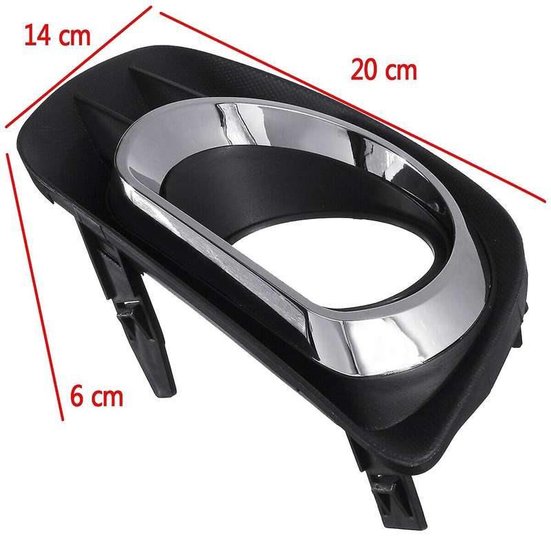 2Pcs Front Bumper Fog Light Lamp Cover Trim for 2009-2011