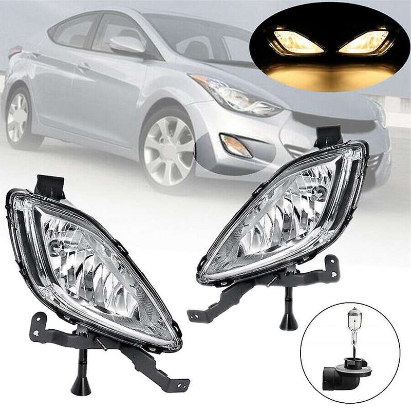 2Pcs Front Bumper Fog Lights Lamps for 2011-2013