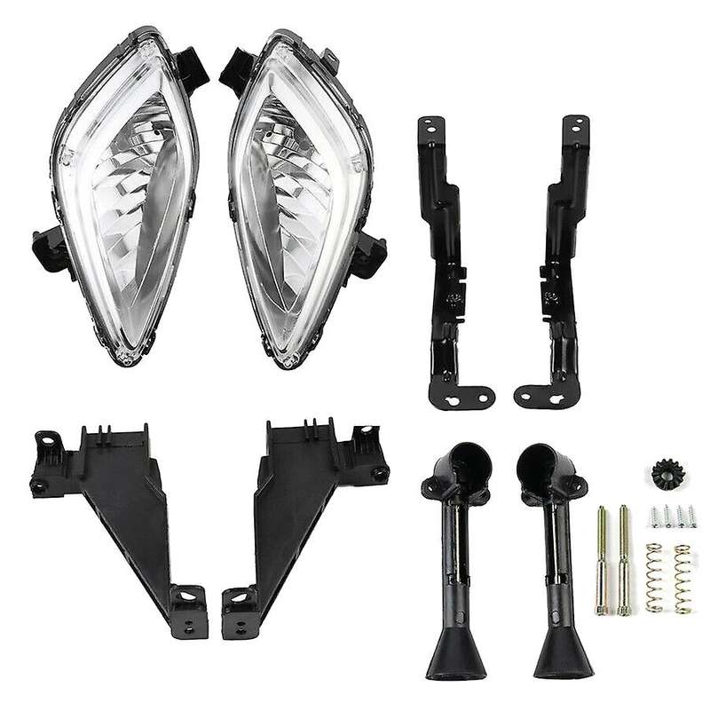 2Pcs Front Bumper Fog Lights Lamps for 2011-2013