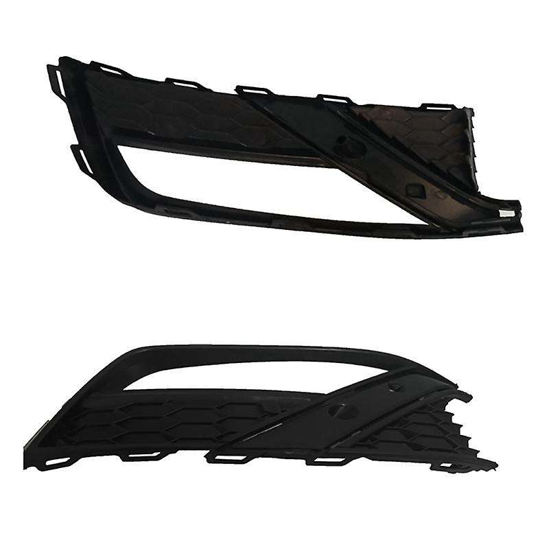 2PCS Front Bumper Fog Light Lamp Grille Grill Cover Replacement for  2014-2018, 6RG853665K,6RG853666