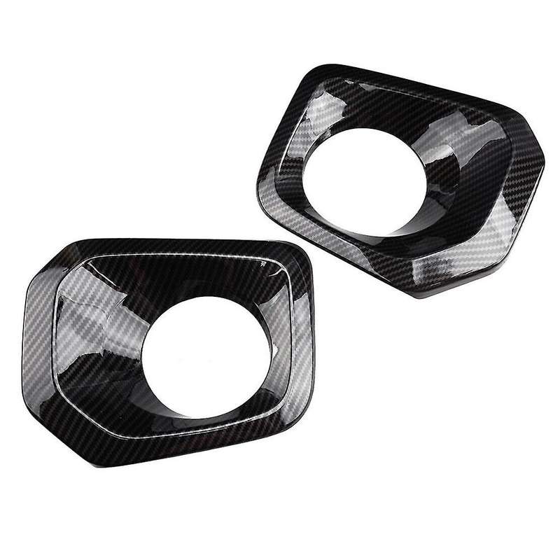 2Pcs Front Bumper Fog Light Lamp Grille Cover Trim for 2016-2019