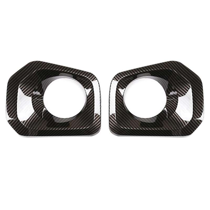 2Pcs Front Bumper Fog Light Lamp Grille Cover Trim for 2016-2019