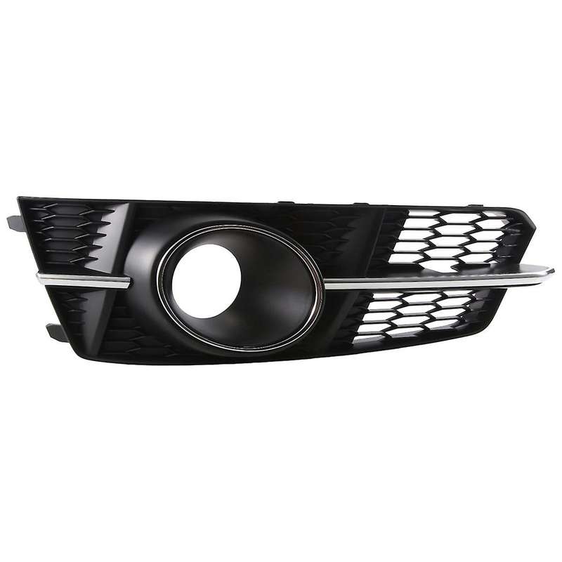 2Pcs Front Bumper Fog Light Grille Fog Lamps Mask Cover for A6 C7 Racing Grills 4G0807681AG 4G080768
