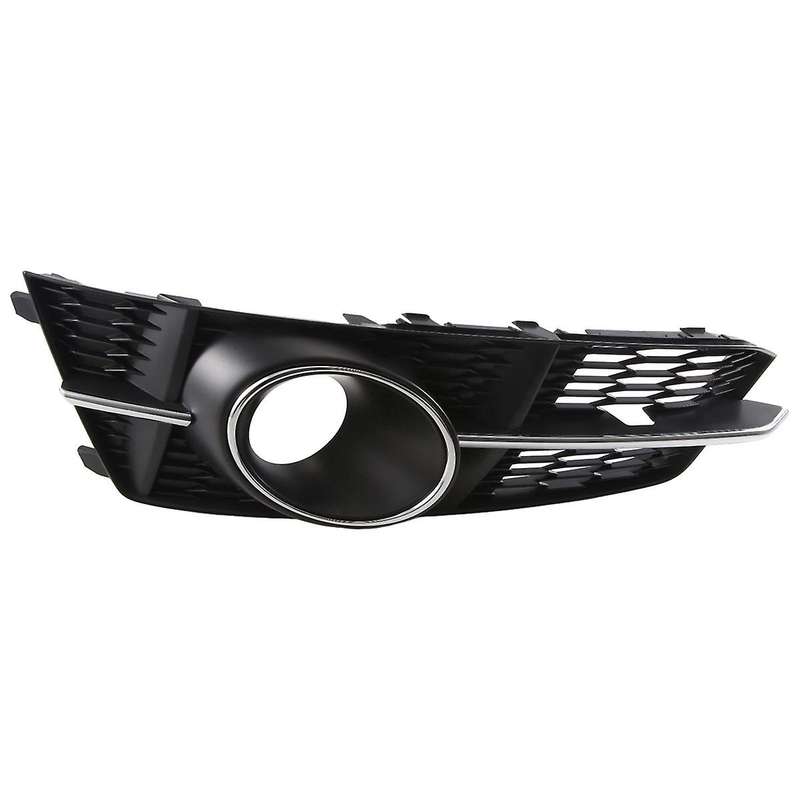 2Pcs Front Bumper Fog Light Grille Fog Lamps Mask Cover for A6 C7 Racing Grills 4G0807681AG 4G080768