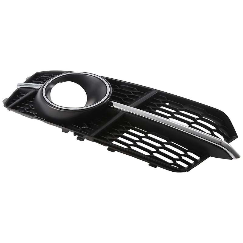 2Pcs Front Bumper Fog Light Grille Fog Lamps Mask Cover for A6 C7 Racing Grills 4G0807681AG 4G080768