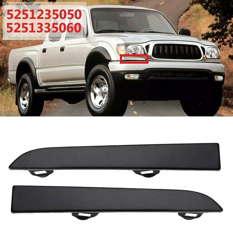 2Pcs Front Bumper Grille Headlight Filler Trim Panel for 2001-2004 5251235050 5251335060