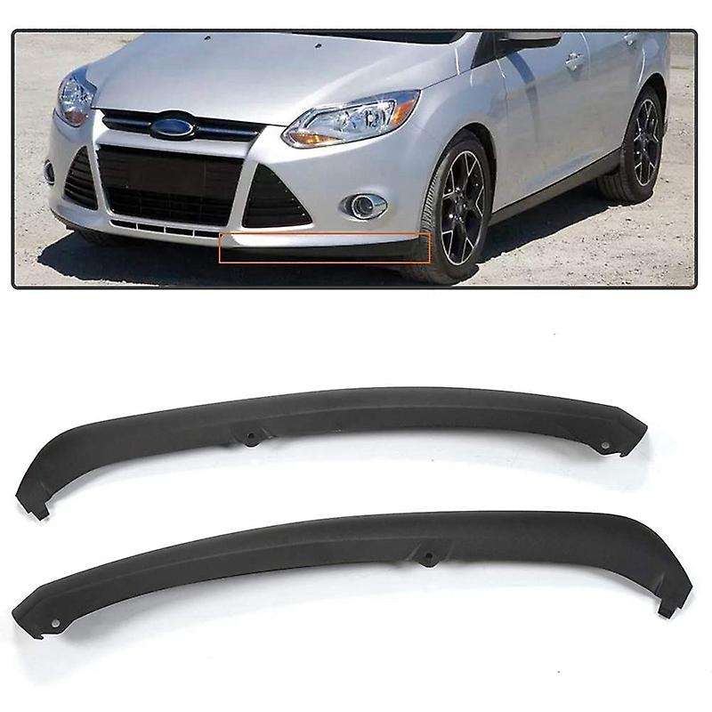 2pcs Front Bumper Lip Spoiler Air Chin Splitter Lower Valance Panel for Focus 2012-2014 Fo1095244c C
