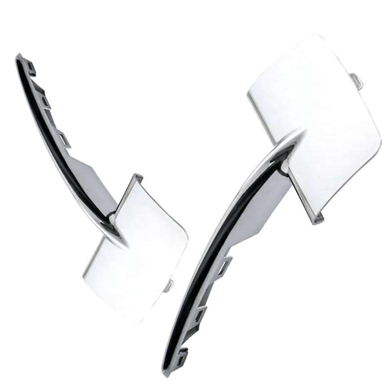 2PCS Front Bumper Lower Grille Trim Chrome for F15 X5 2014-2018 51117325395,51117325396 Car Accessor
