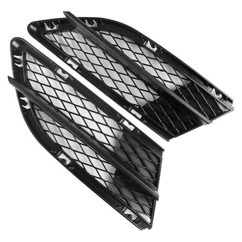 2Pcs Front Bumper Lower Fog Light Grille Mesh Grill Fit for - 335I 328I E90 E91 2008-2012 5111719890