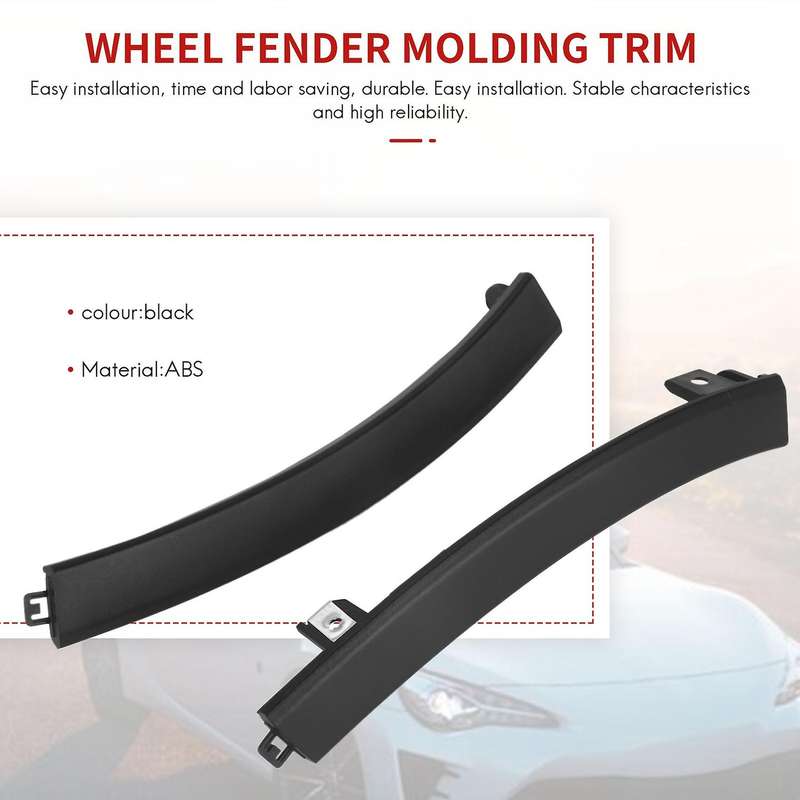 2pcs Front Bumper Wheel Fender Molding Trim for Honda Crv 2007-2011 71108-swa-000 71103-swa-000
