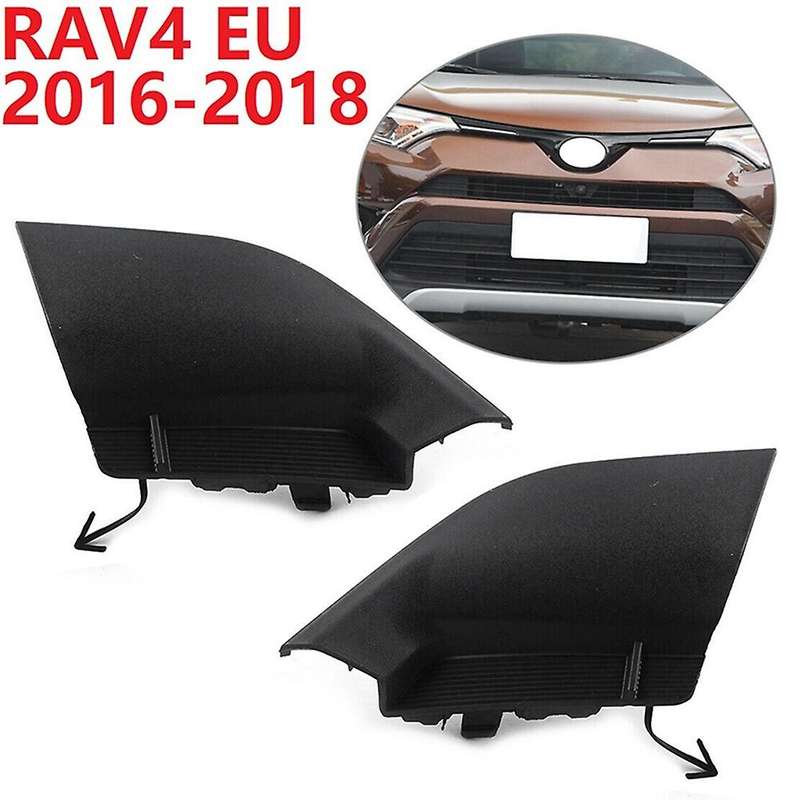 2Pcs Front Bumper Tow Hook Eye Cover Cap for EU 2016-2018