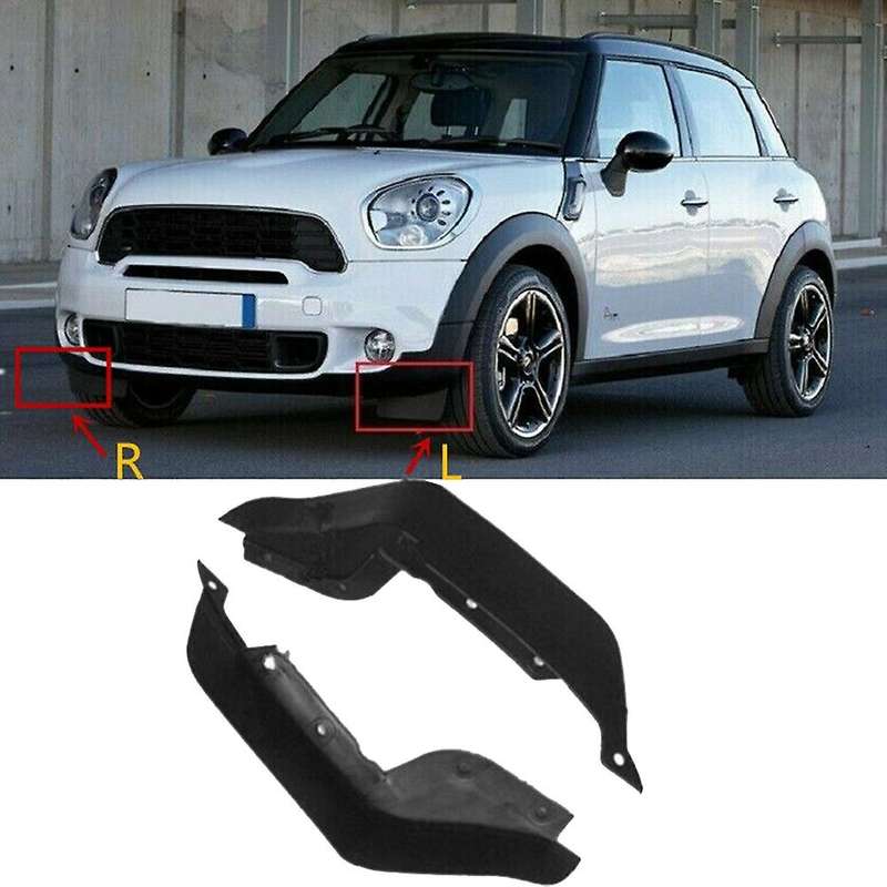 2pcs Front Bumper Splash Mud Flap Pressure Lip for R60 R61 11-16