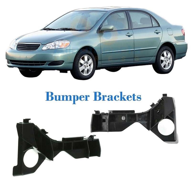 2PCS Front Bumper Spacer Retainer Bracket Fit for 2003 2004 2005 2006 2007 2008 5211602061 521150206