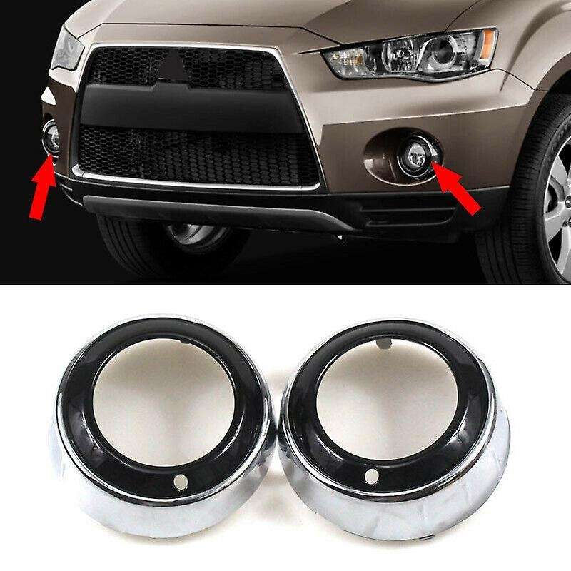 2Pcs Front Fog Light Cover Bezel for 2010-2012 8321A289 8321A290