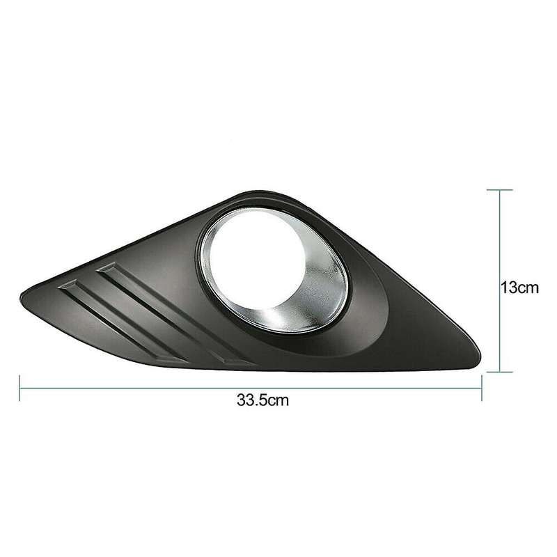 2Pcs Front Fog Light Grille Lamp Cover for 2012-2014