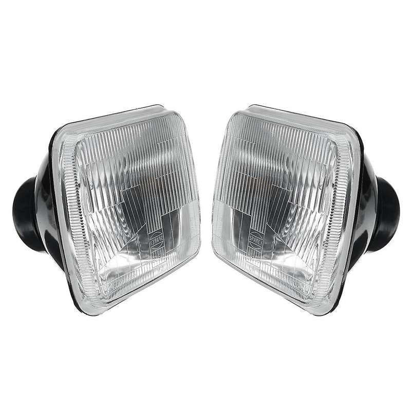 2Pcs Front Headlight Set Lamp for 1982-2004(Bulb is Not Included)