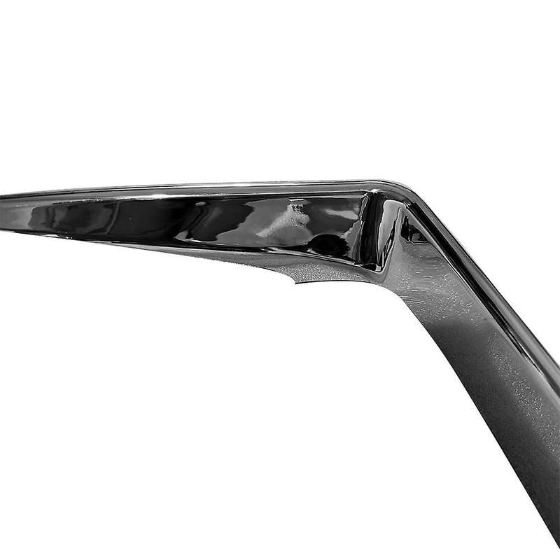 2Pcs Front Foglight Eyebrow Eyelids Cover Trim Fog Light Lamp Protector for Carbon fiber pattern