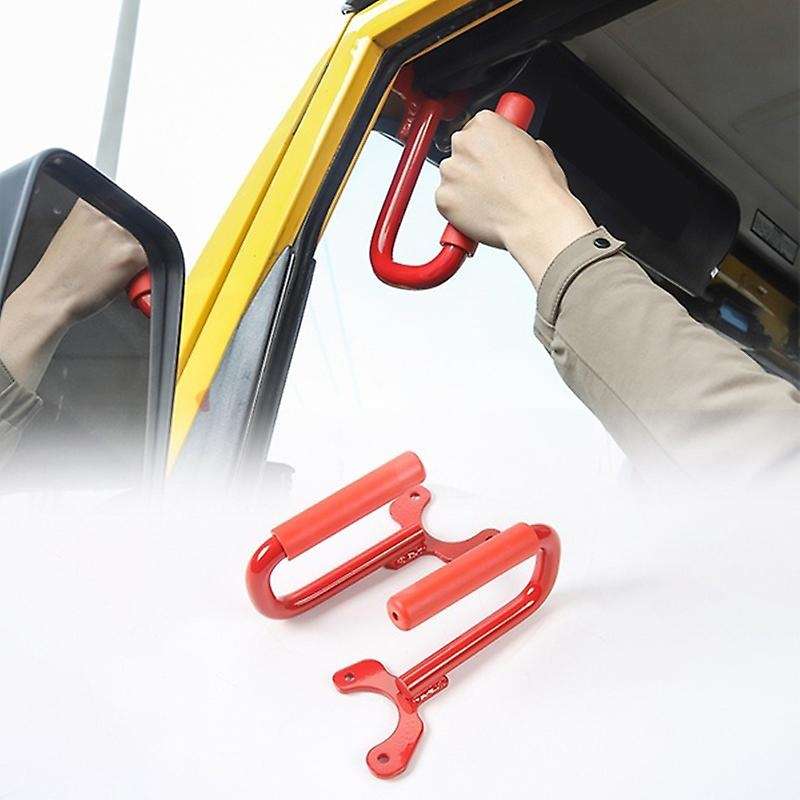 2Pcs Front Handle Roofhandle Handles for Wrangler TJ 1997-2006