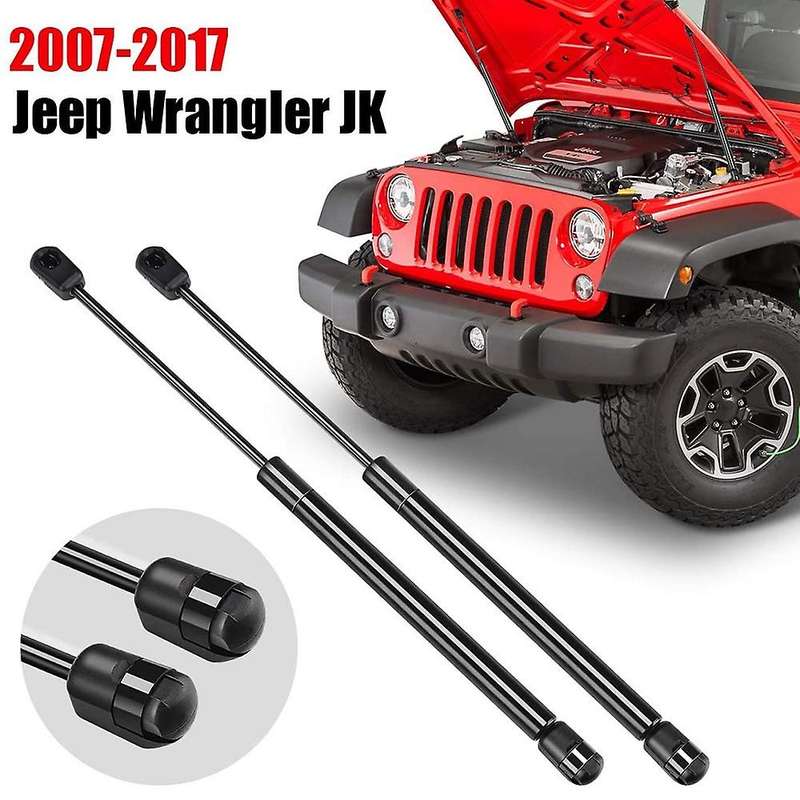 2Pcs Front Hood Bonnet Modify Gas Lift Support Shock Damper for JK 2007-2017