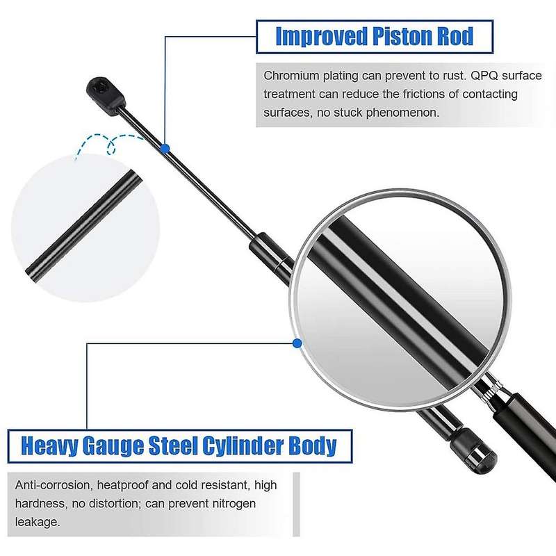2Pcs Front Hood Bonnet Modify Gas Lift Support Shock Damper for JK 2007-2017