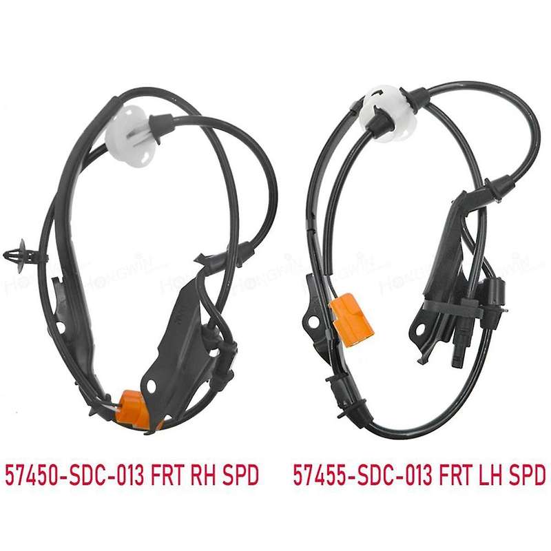 2pcs Front Left Right Abs Wheel Speed Sensor 57455-sdc-013 57450-sdc-013 for Tsx 2004-2008 Accord 20